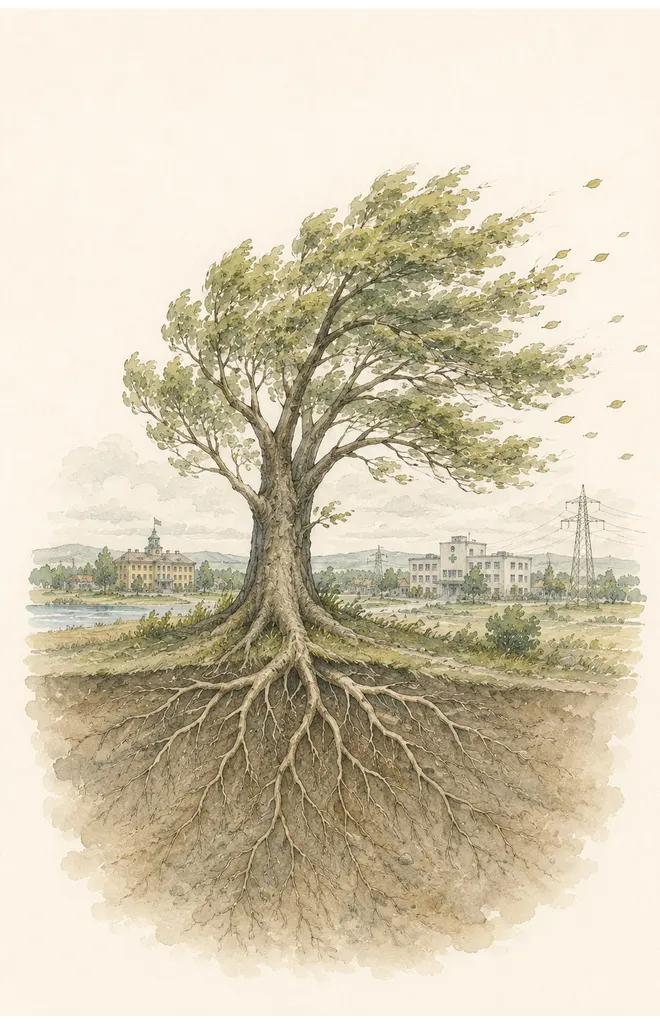 Akvarell ur boken: Resiliens, inte osårbarhet
